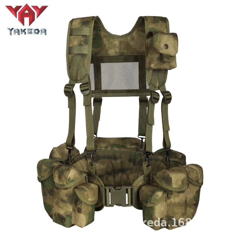 Yakoda MOLLE system 1000D nylon Military bellyband field wear-resistant breathable camouflage tactical vest