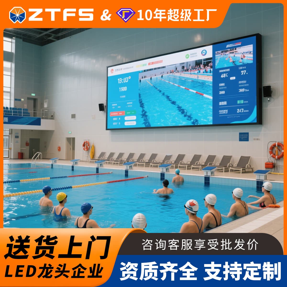 LED Display Screen p2 p2.5 Indoor Conference Room High-Definition Large Screen