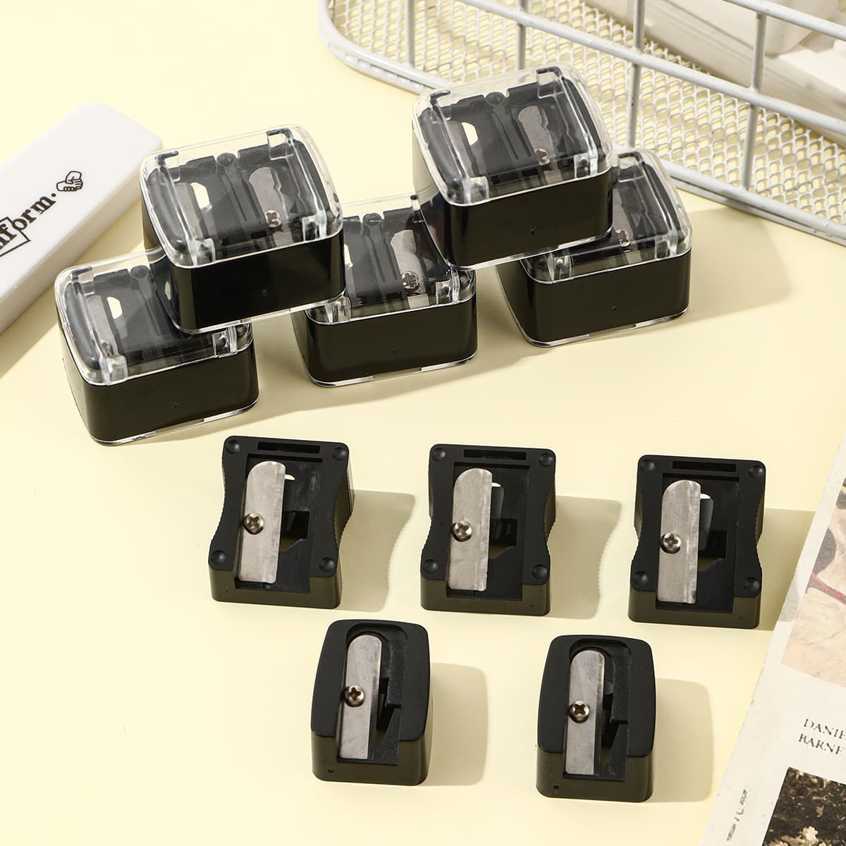 Eyeliner Lip Liner Black Wooden Eyebrow Pencil Barrel Eyebrow Pencil Concealer Pencil Sharpener Wooden Pencil Dedicated Sharpening Tool