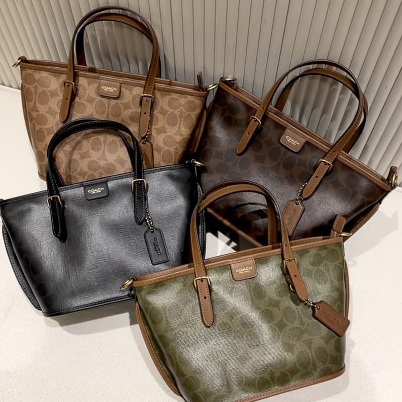 Coach C New Taxi Tote Bag Vintage Handheld Shopping Bag Shoulder Commuter Crossbody Tote for Women