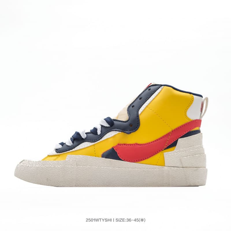 High-top Trailblazer Chunky Sole Sneakers Autumn Winter Color Block Casual Shoes Versatile Student Sneakers Unisex Trendy Shoes