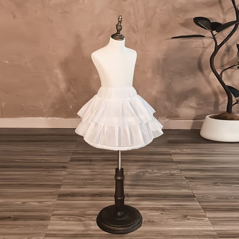 35cm Petticoat Children's Boned Short Girl's Dress Princess Skirt Lolita Underlayer Performance COS Amazon