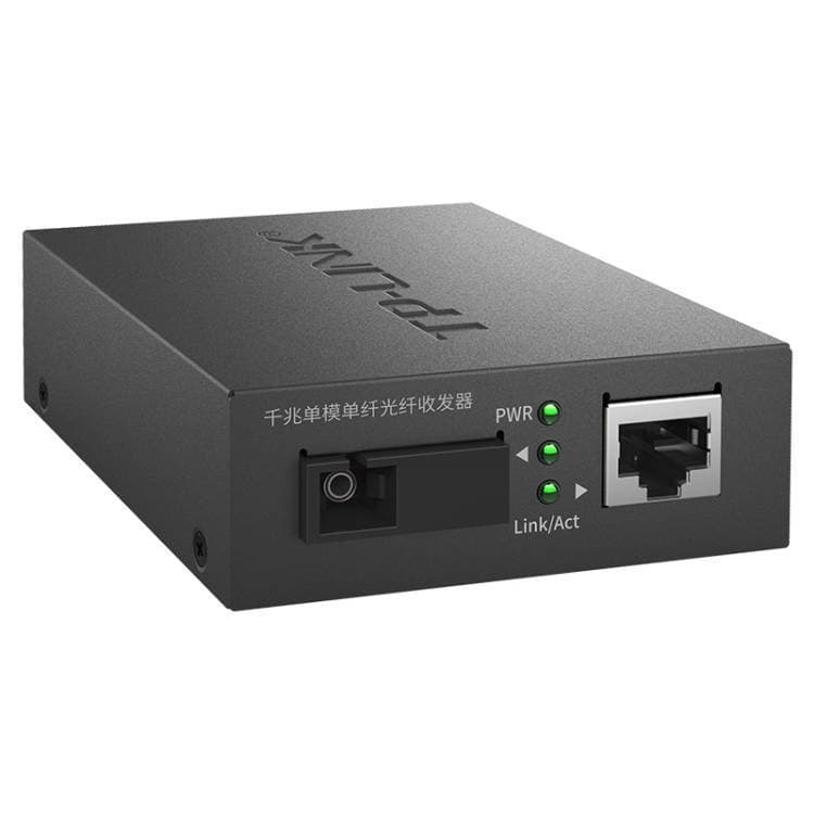 TP-LINK TL-FC311A/B-3 fiber optic transceiver, gigabit single-mode single-fiber media converter, 1 optical 1 electrical