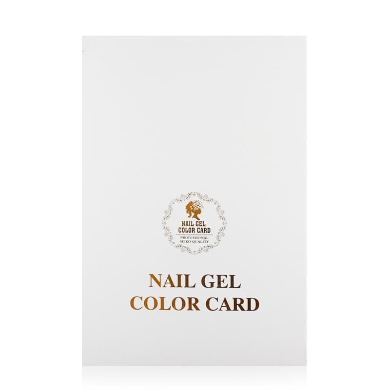 Nail Polish Gel Color Display Box Color Chart Book 308 Colors High-end Salon Nail Polish Color Chart Book