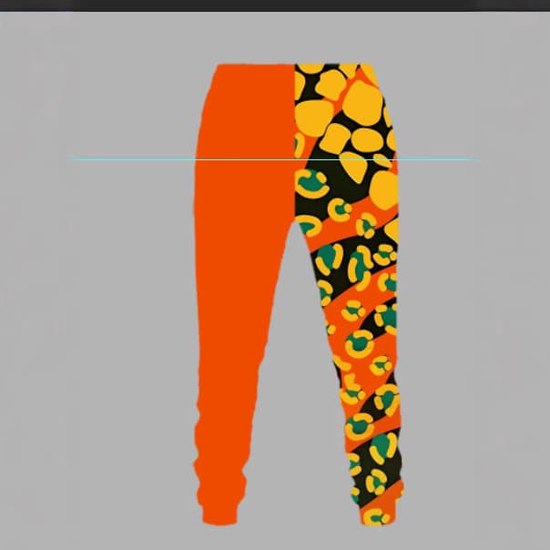 2025 Cross-border Amazon AliExpress Spring/Autumn European American 3D Print Patchwork High-Waist Casual Jogger Sweatpants