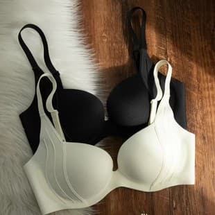 Lifting Seamless Bra for Women Small Bust Push Up Anti-Sag Side Boob Control Nude Comfort Bra Cross-Border Southeast Asia