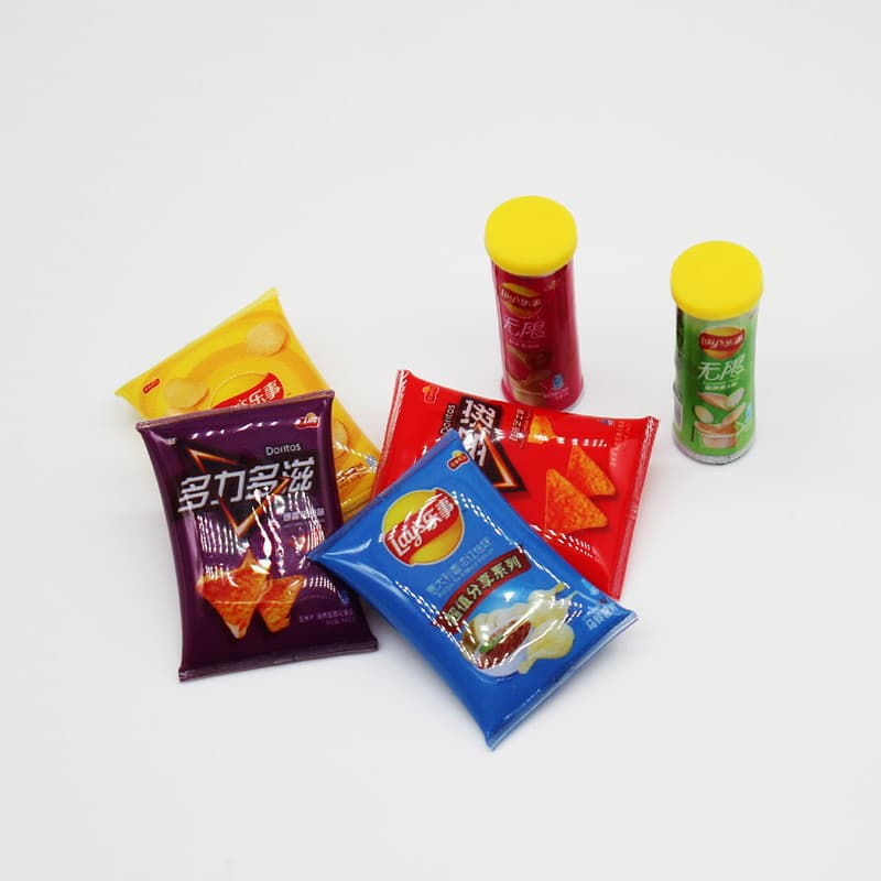 Dollhouse doll house mini bagged food canned potato chips miniature food toy OB11 model shooting props