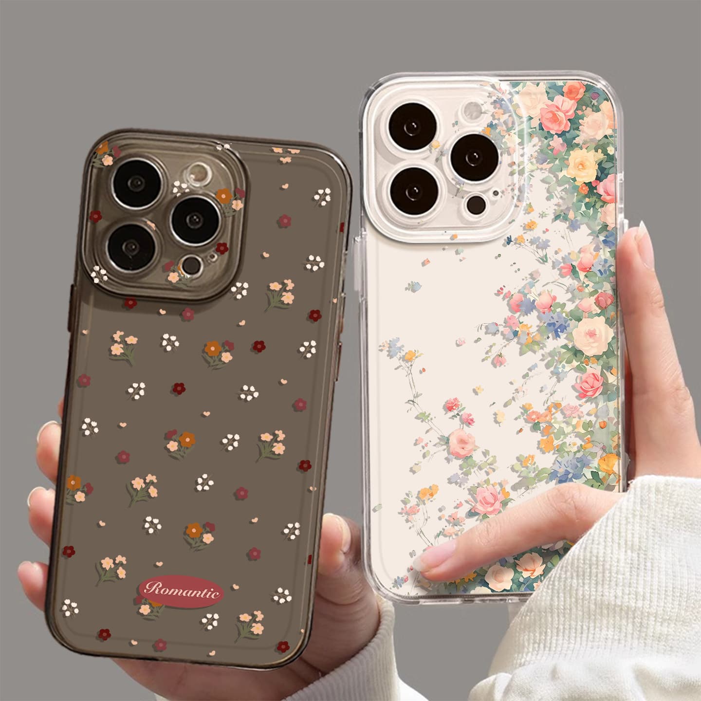 Full screen floral suitable for Apple 17 mobile phone case, advanced iPhone 16 promax new style 15 personality 14 cute