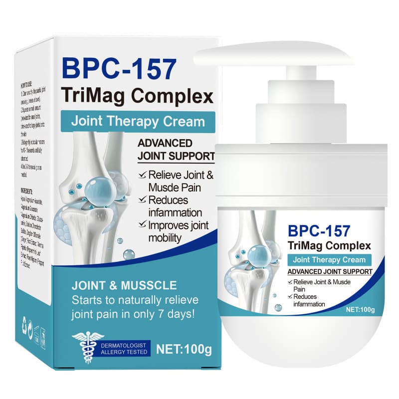 Joint Care Cream for daily nourishment, massage for wrist and knee comfort, gentle ingredients for external use.