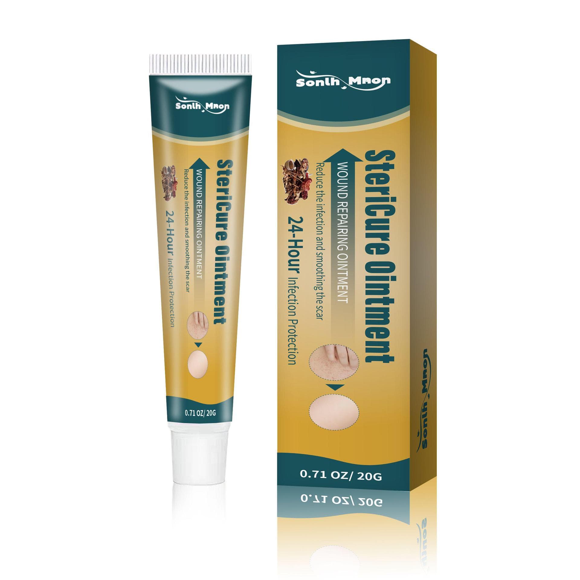 Sonlh Mnon Skin Care Ointment Relieves Skin Trauma, Abrasions, Fades Scars, Moisturizes Skin Care Cream