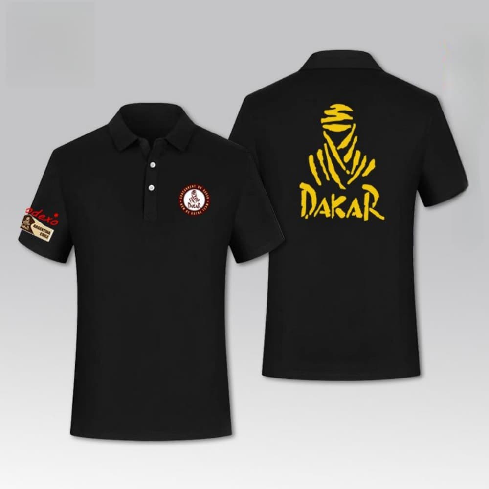 Motorcycle Team Off-Road E-Motorcycle Dakar Rally Rider Club Polo Shirt Workwear Short Sleeve