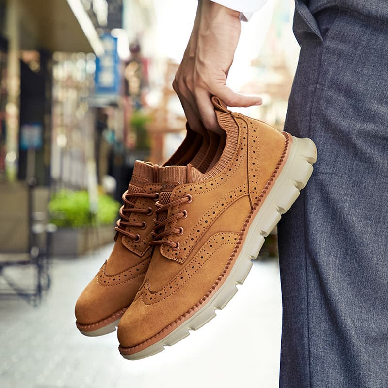 2025 Spring/Autumn New Cross-border Sports Shoes for Men, Large Size Outdoor Casual Hiking Shoes, Travel Thick Sole Sports Shoes