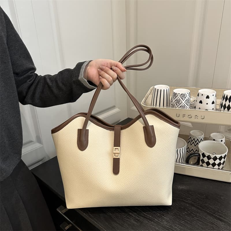 Hot Selling 2025 New Summer Large Capacity Bag Commuter High-End Light Luxury Tote Bag Shoulder Bag Women's Bag