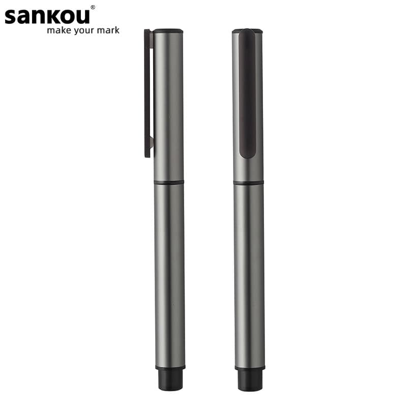 Three-port JZ4 Metal Gel Pen, Cap-Type Fountain Pen, Signature Pen, Free Engraving, Corporate Logo Business Customization