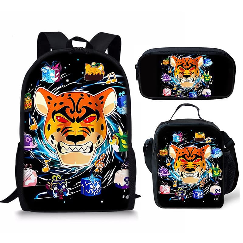 Roblox ROBLOX blox fruits new airplane bag printed shoulder bag student children's backpack