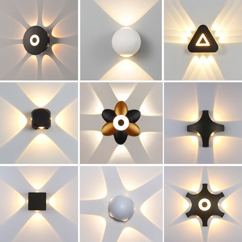 Minimalist Outdoor Waterproof Wall Light Hotel Corridor Light Hallway Light Staircase Garden Up and Down Light Bedroom Decorative Wall Lamp