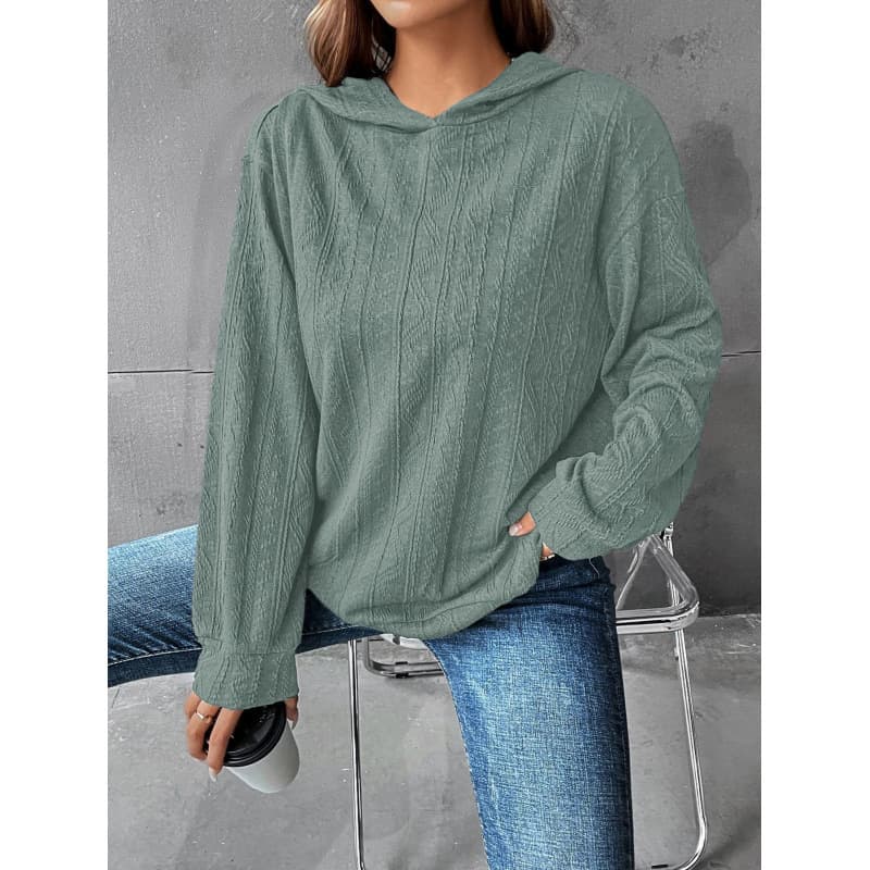 shein independent station 1688 AliExpress best selling solid color off shoulder hooded long sleeve sweatshirt