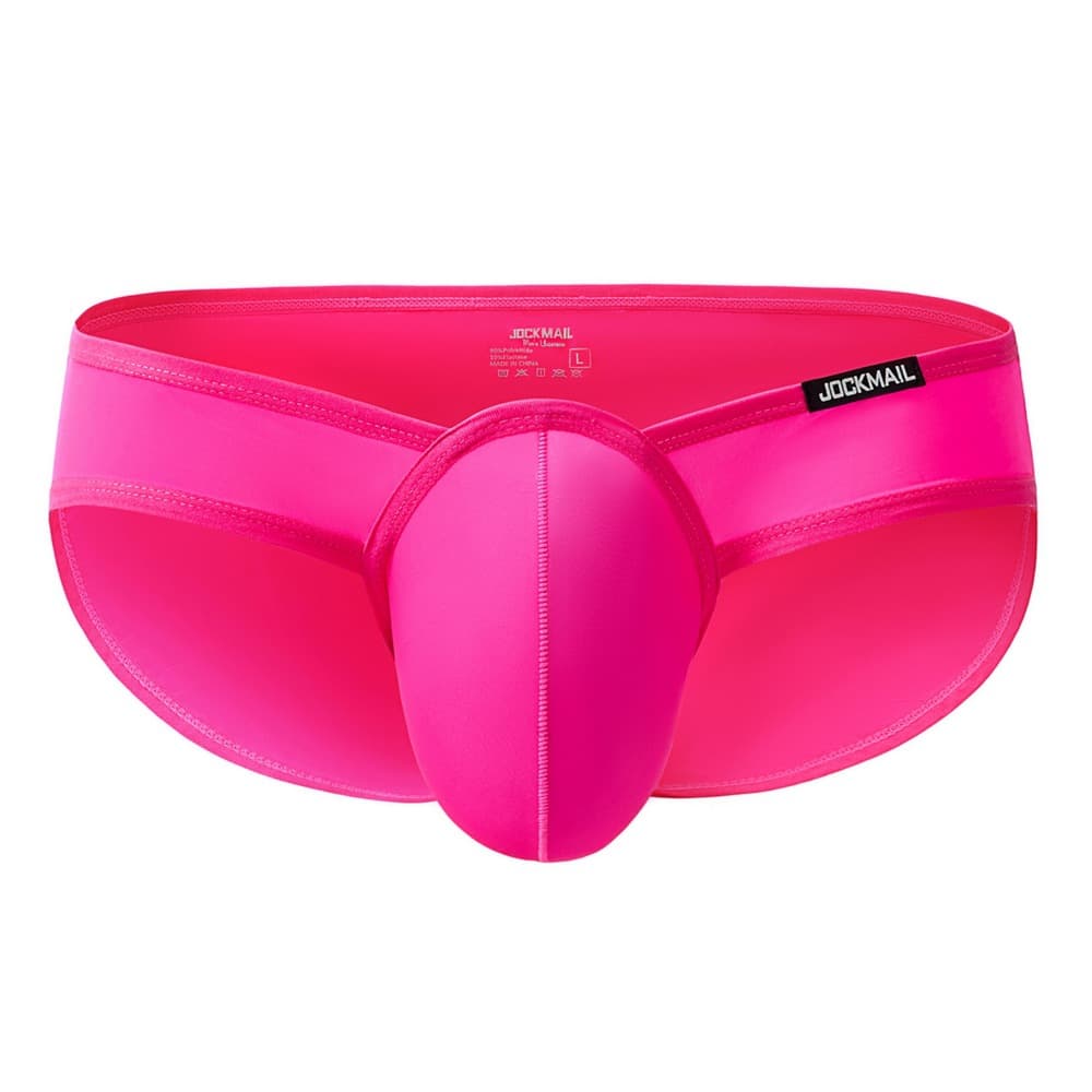 Large Pouch Bulge Men's Underwear Men's Triangle Briefs Ultra-Thin Ice Silk Triangle Briefs Sexy Lingerie