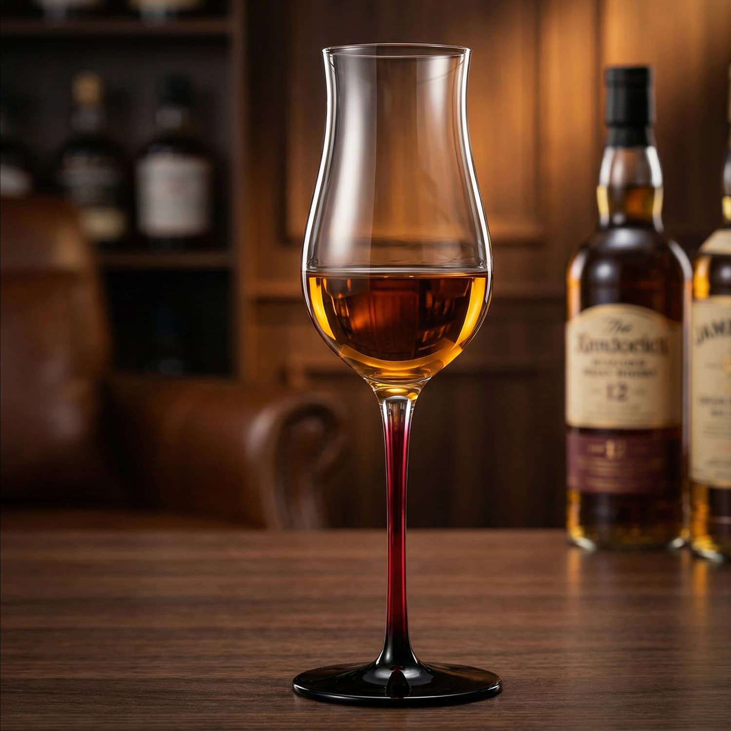 Creative high-footed scent cup, European whiskey cup, lead-free tasting cup, high-end foreign wine cup, household brandy cup