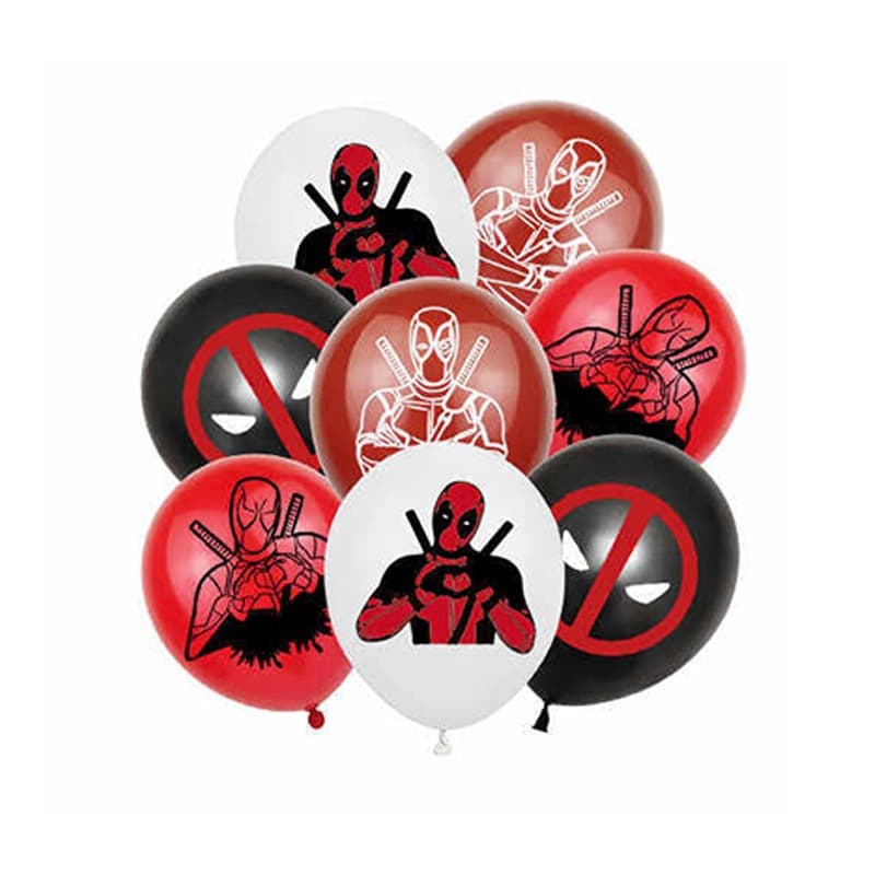 Spider-Man Themed Balloon Set for Children's Birthday Cake Party Decoration Props, Photo Atmosphere Scene Decoration