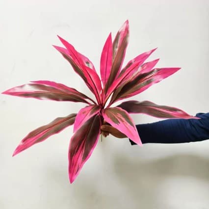 Artificial Cordyline Potted Plant Red Faux Greenery Decoration Indoor Landscaping Artificial Flower Home Decor Cross-Border Plant