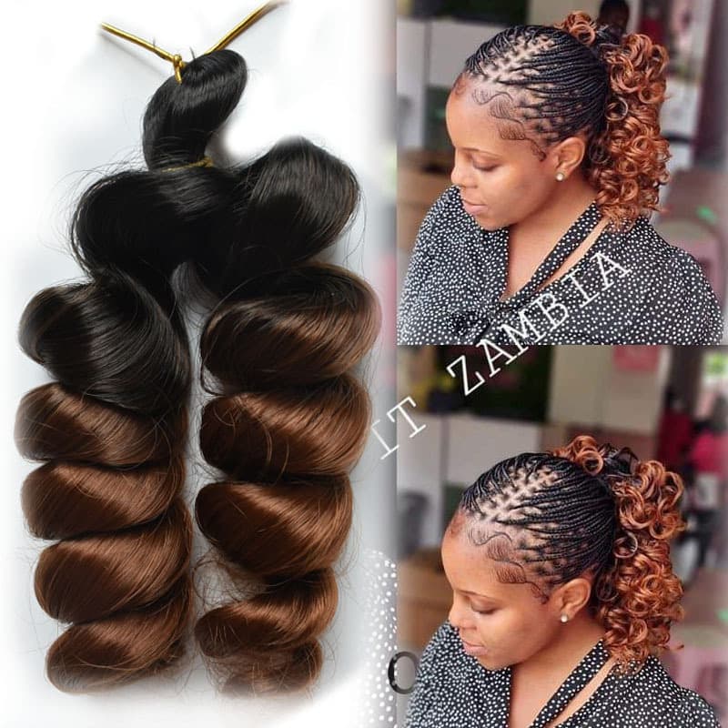 8in10in Italy Curls Crochet Braids Hair African Wig
