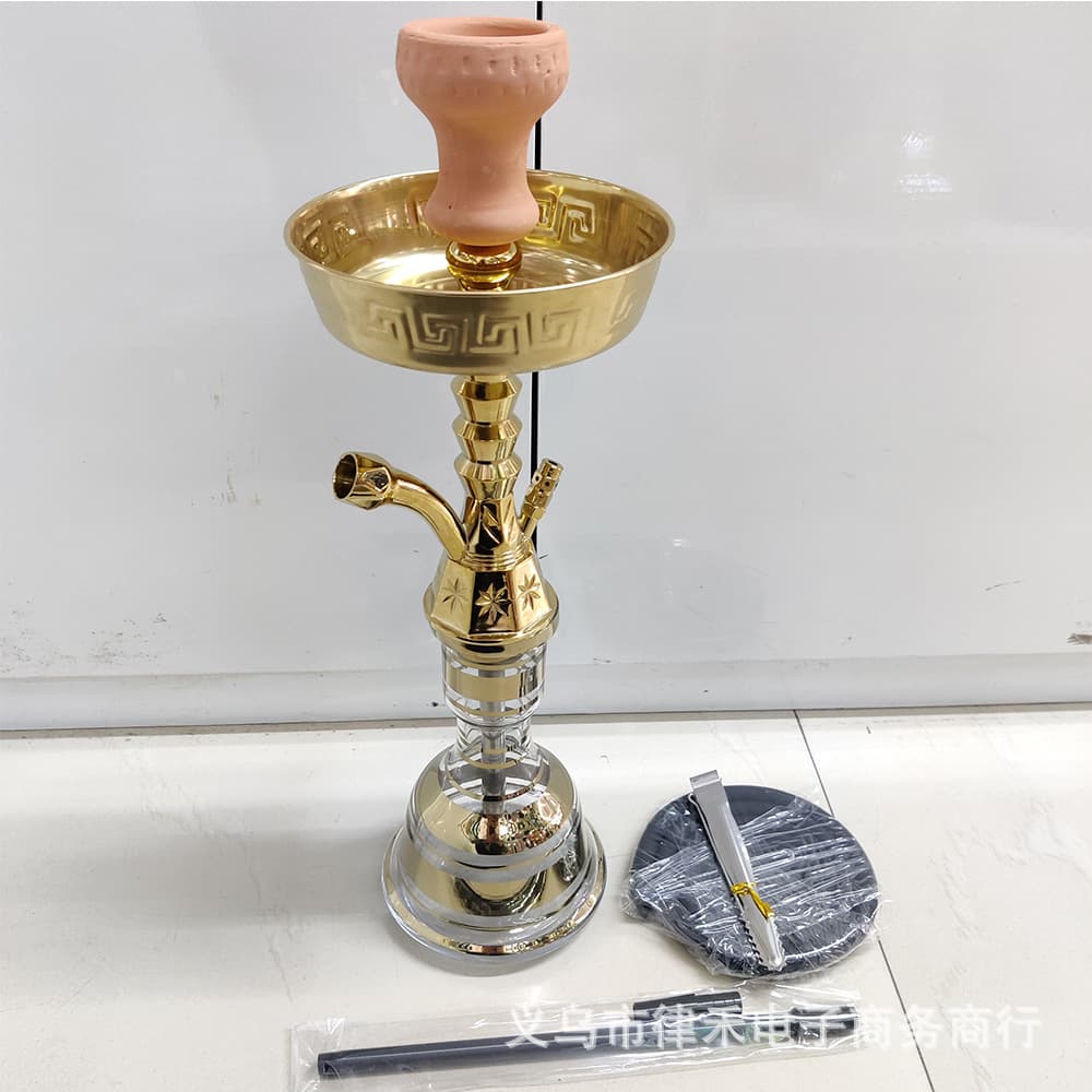 Cross-border Source Zinc Alloy Hookah Set Small and Medium Size Portable Carry Bag Hookah