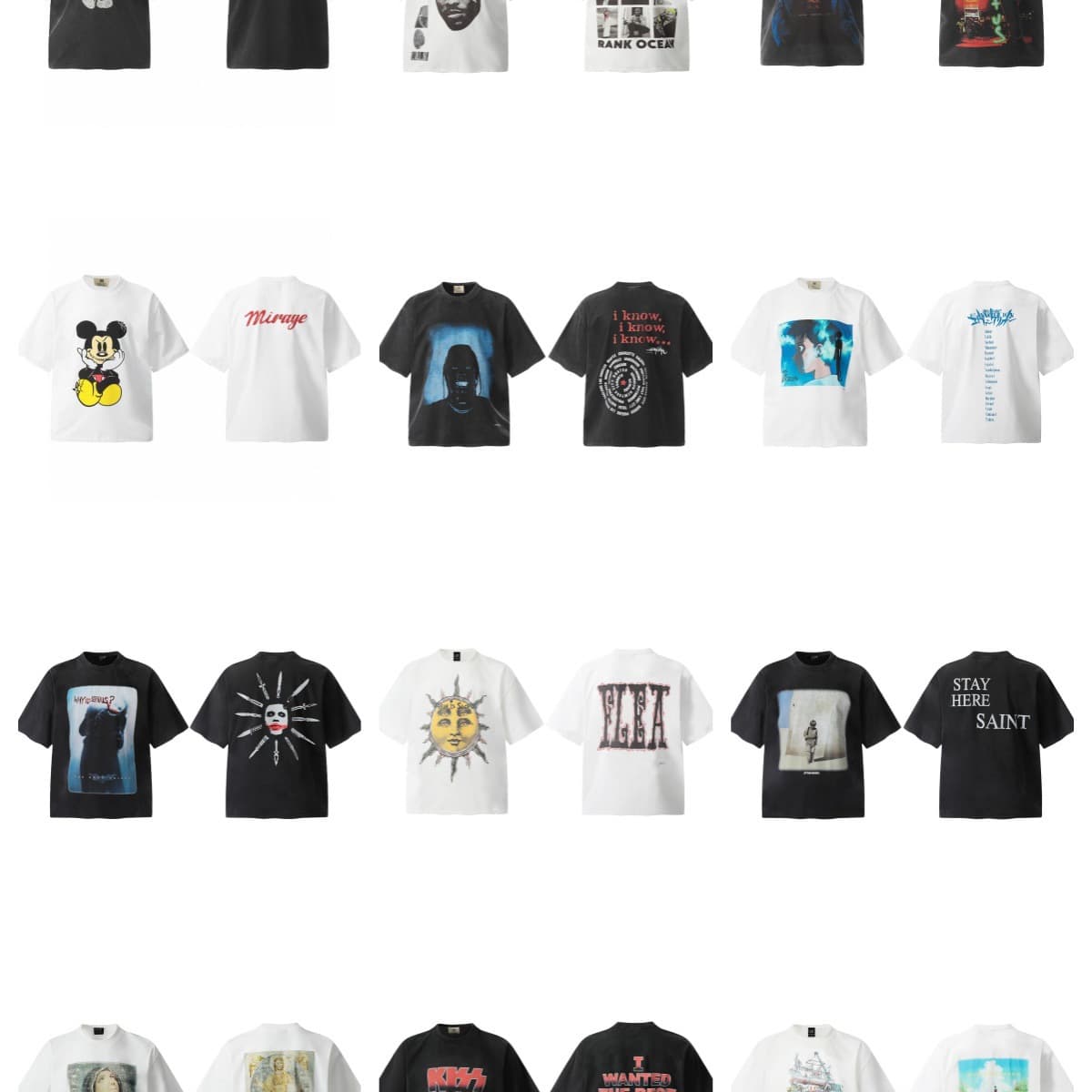 American Fashion Brand Saint Michael Vintage Heavy Washed Retro Short-Sleeve Loose Pure Cotton Couple T-Shirt for Men and Women