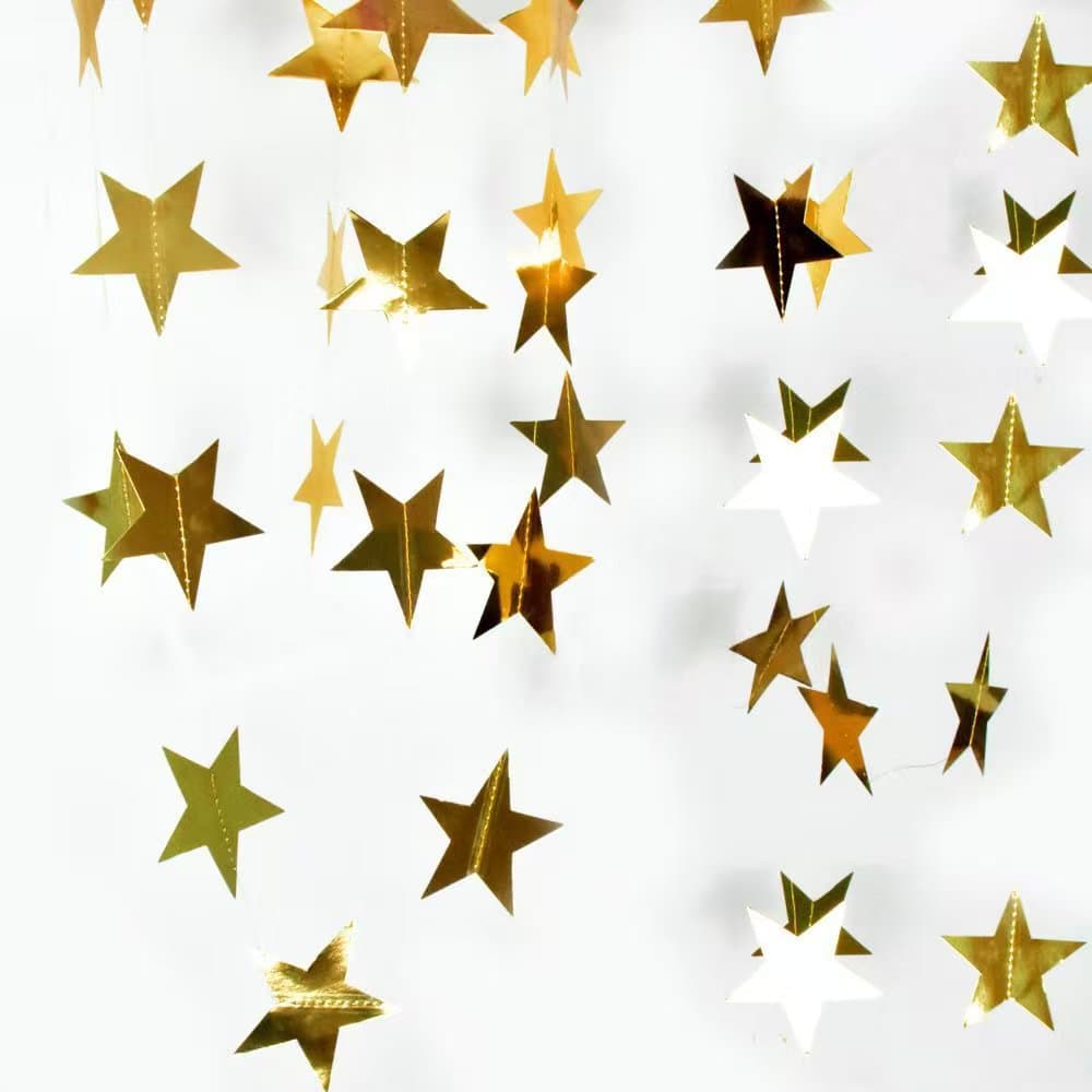 4 meters long glitter mirror round paper flowers birthday party decoration round paper string rose gold round paper flowers