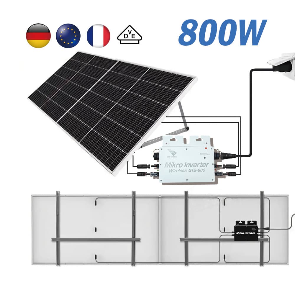 Grid-connected micro inverter, hot model in Europe, Japan and the United States, 800WAPP control, built-in MPPT, same photovoltaic model