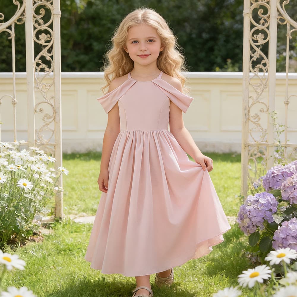 Children's dress princess dress high-end birthday party evening dress flower girl little girl piano playing catwalk host