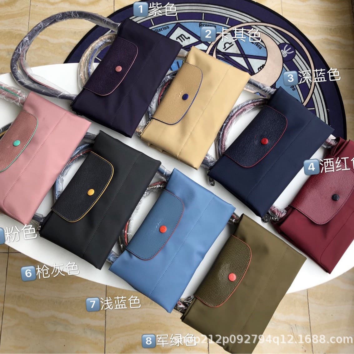 2026 New Nylon Dumpling Tote Bag Foldable Long Handle Commute Versatile Shoulder Handbag Large Capacity Travel Women's Bag