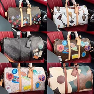 New Keepall Handbag Commute Versatile Pillow Bag Large Capacity Fitness Travel Shoulder Crossbody Handbag