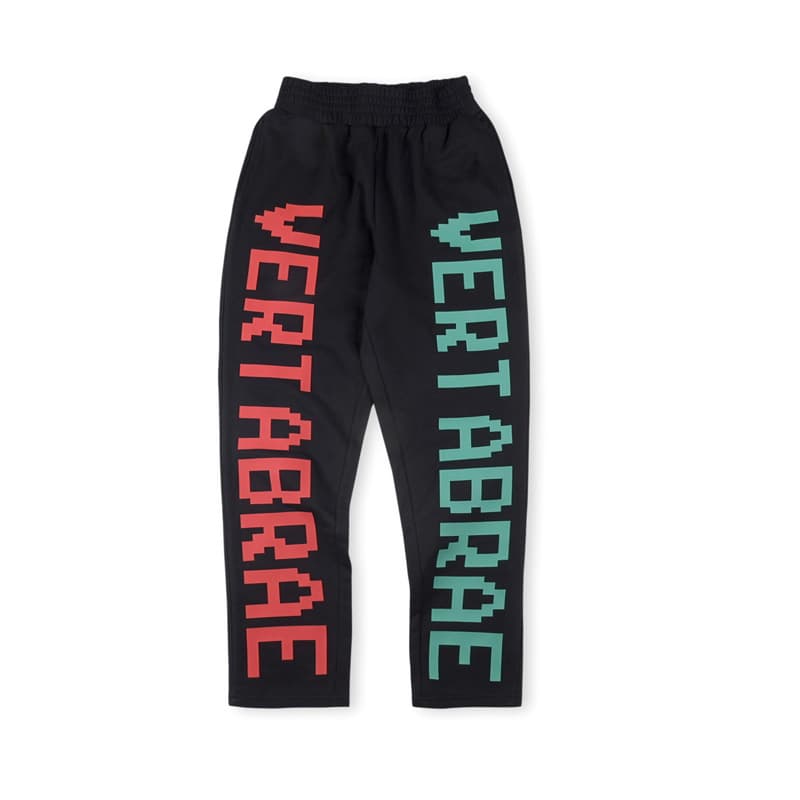 Vertabrae Sweatpants 3D Letter Casual Joggers Straight Leg Pants for Men and Women Dropshipping
