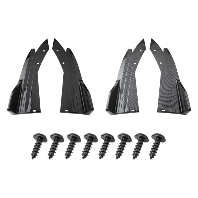 Car Rear Bumper Corner Guard Spoiler Lip Protector Trim Decorative Cover