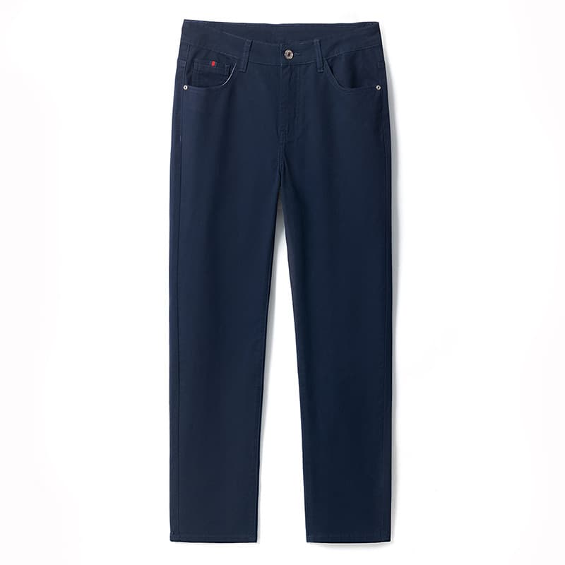 2026 New Cotton Casual Pants Men High-End Business Loose Casual Straight-Leg Stretch Versatile Casual Trousers Men