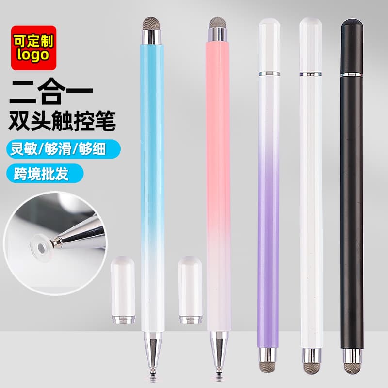 Universal Capacitive Stylus Pen with Magnetic Cap, Cloth Tip, Disc Tip for iPad Tablet Touchscreen Handwriting