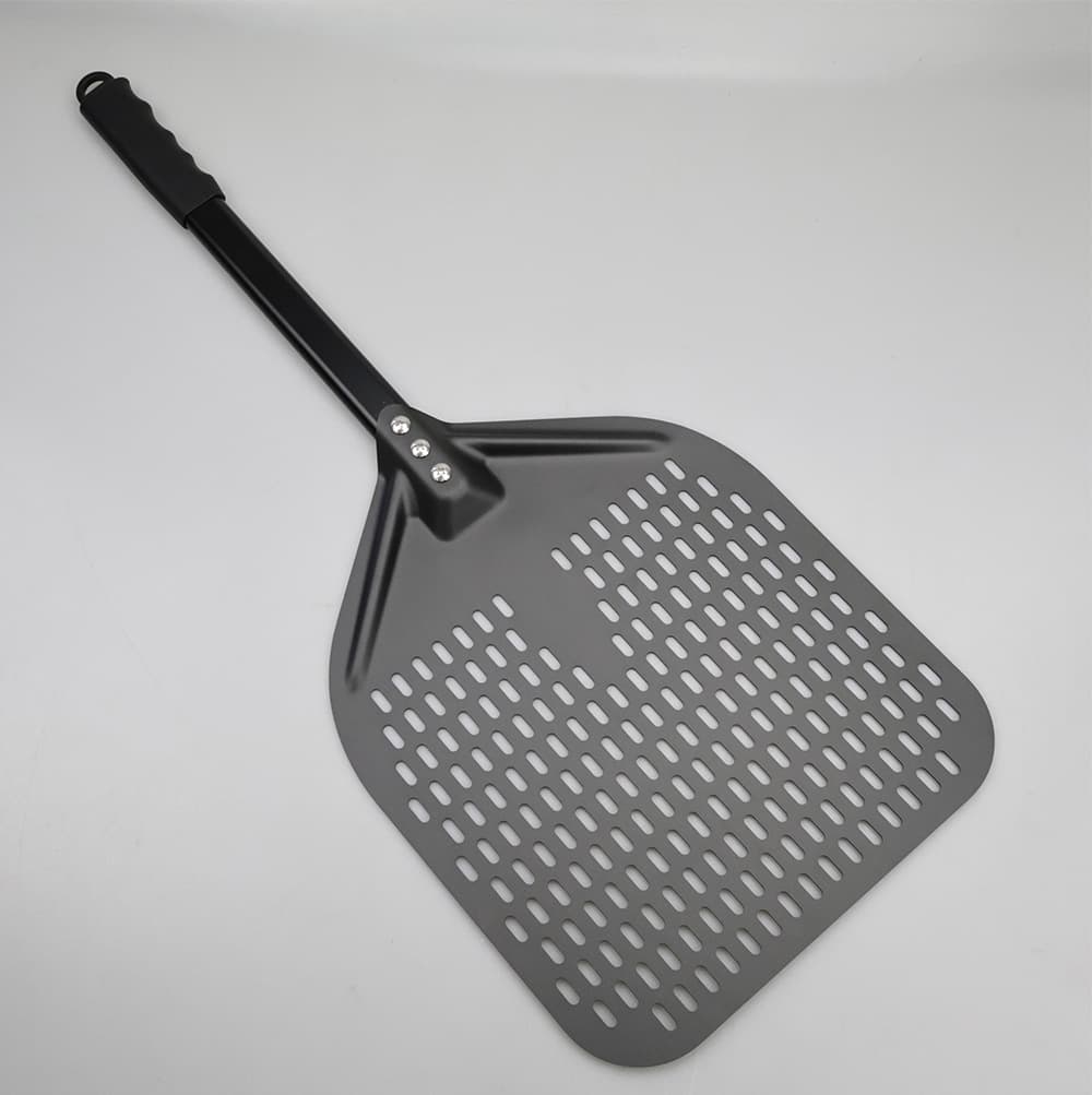 12-inch Silver Dark Anodized Pizza Peel Direct Sale Pizza Aluminum Peel Pizza Transfer Tool Kitchen Baking Tool