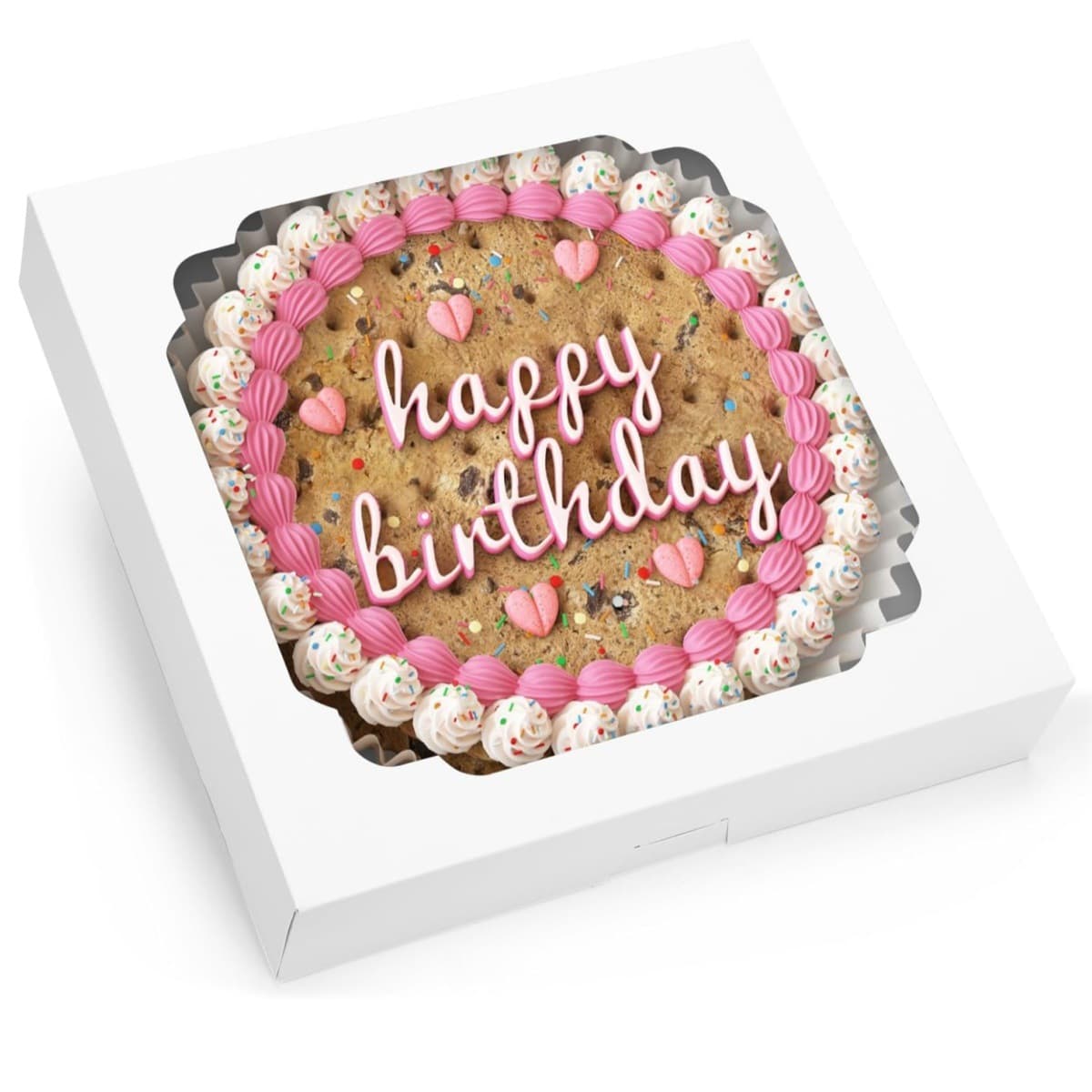 Cross-Border Chocolate Cookie Packaging Box Transparent Square Birthday Cake Box Baking Dessert Pastry Packing Box
