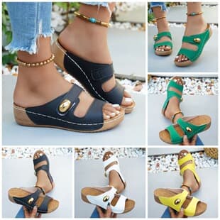 Cross-border New Plus Size Women's Shoes 2026 New Slippers Women Southeast Asia Summer Thick Sole Slippers Women