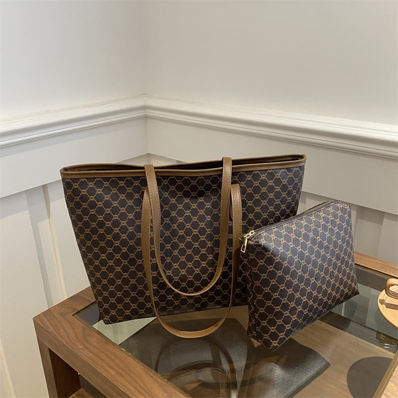 Simple Fashion Large Capacity Bag Women's 2025 Winter New Fashionable Tote Bag Commuter Large Capacity Portable Shoulder Bag