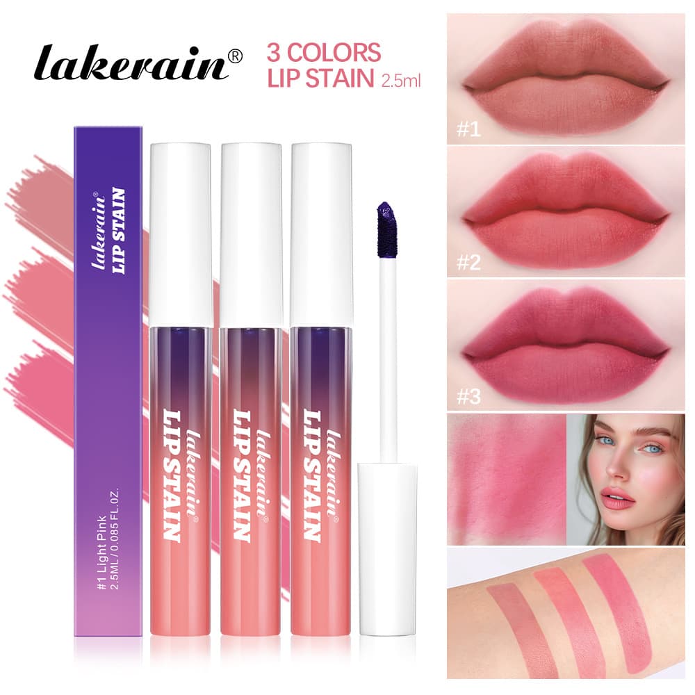 Lakerain Peel-off Lip Gloss Matte Finish Easy Color Lipstick Non-stick Cup Stain Lip Glaze