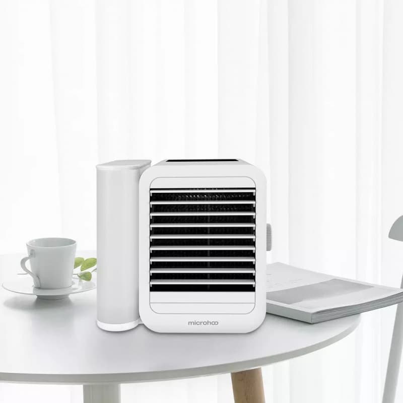 Personal mini air conditioner fan water fan cooler home office mobile portable water-added refrigeration machine factory direct sales