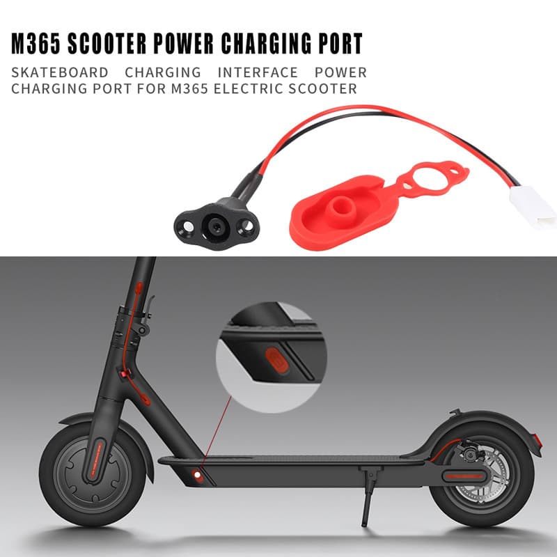 Cross-border Compatible Electric Scooter M365/Pro Charging Port Video Connector Scooter Charging Plug Xiaomi Head