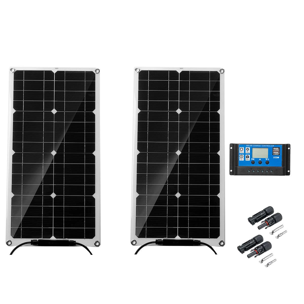 Cross-border Exclusive 25W Flexible Solar Panel Battery Charger Kit - Solar Panel