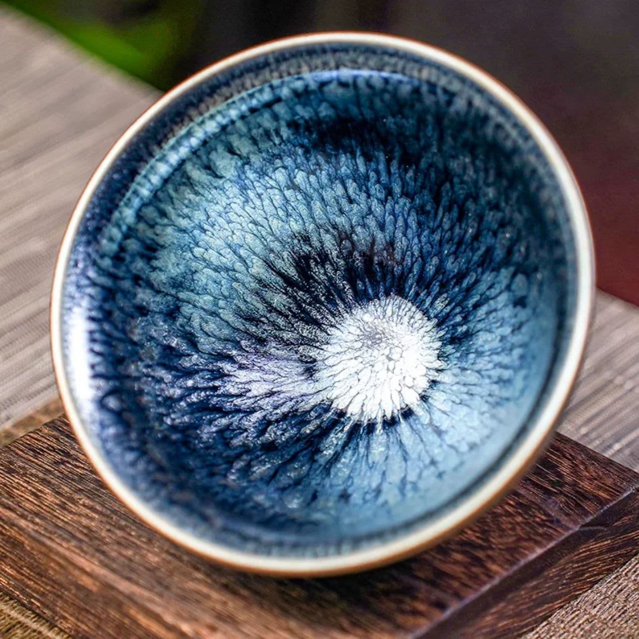 Master-Level Raw Mineral Original Glaze Hare's Fur Jian Zhan Tea Cup, Owner's Personal Exclusive Iron Body Cup Flawless