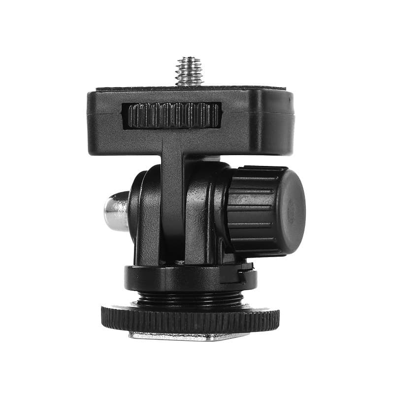 SLR Camera Mobile Phone Monitor Low-Angle Viewfinder External Hot Shoe Cold Shoe Holder Phone Clip Flat Head Pan/Tilt