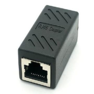 RJ45 Network Coupler 8P8C Network Straight-Through Extension Dual-Pass Connector Ethernet Cable Joiner