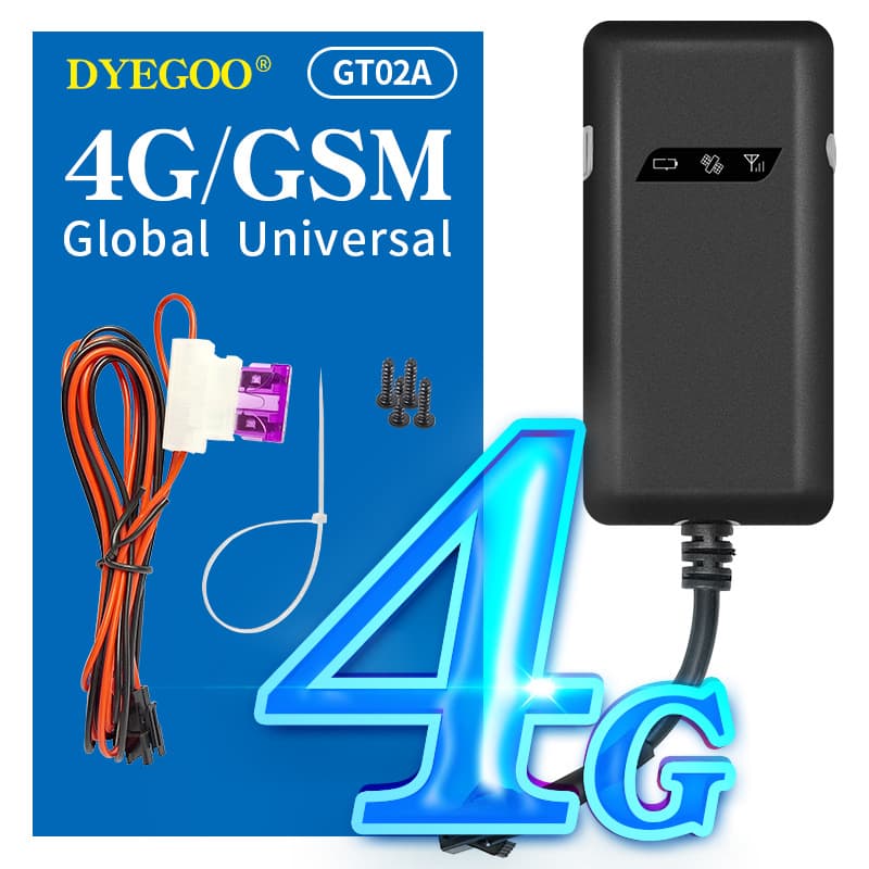 GPS Tracker GT02 for Trucks Cars Motorcycles Vehicle Tracking Device Real-time Monitoring Reporting