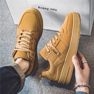Spring/Summer New Men's Breathable Shoes, Korean Trendy Casual Sports Skate Shoes for Students